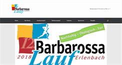 Desktop Screenshot of barbarossalauf.de